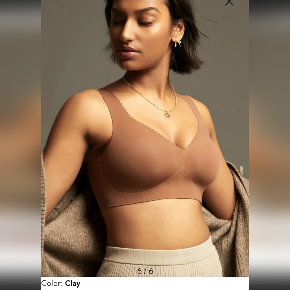 EVELYN&BOBBIE THE EVELYN BRA IN CLAY /SZ:LARGE